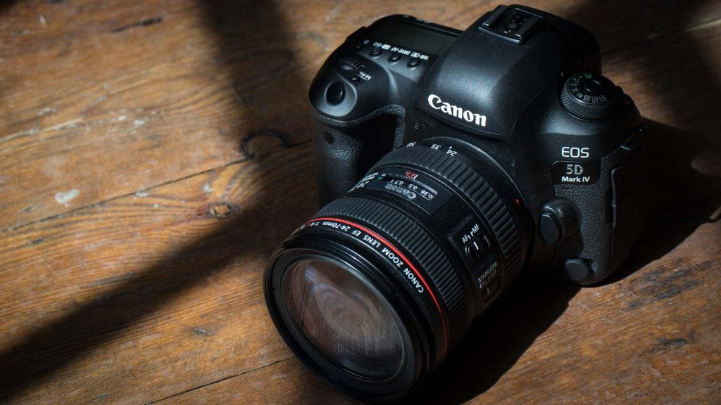 Canon 5D Mark IV front